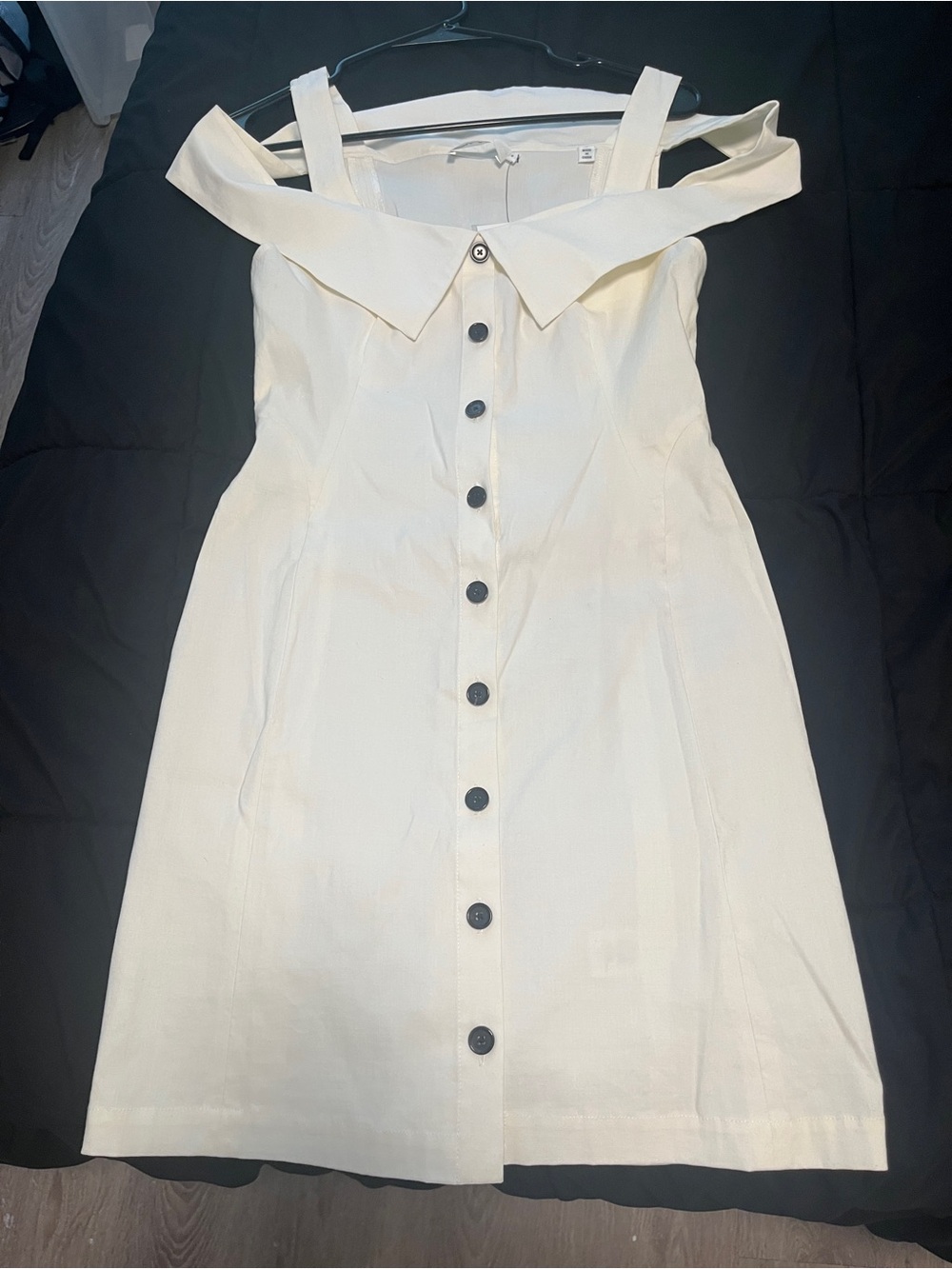 A.L.C. Off-Shoulder Button-Front Dress